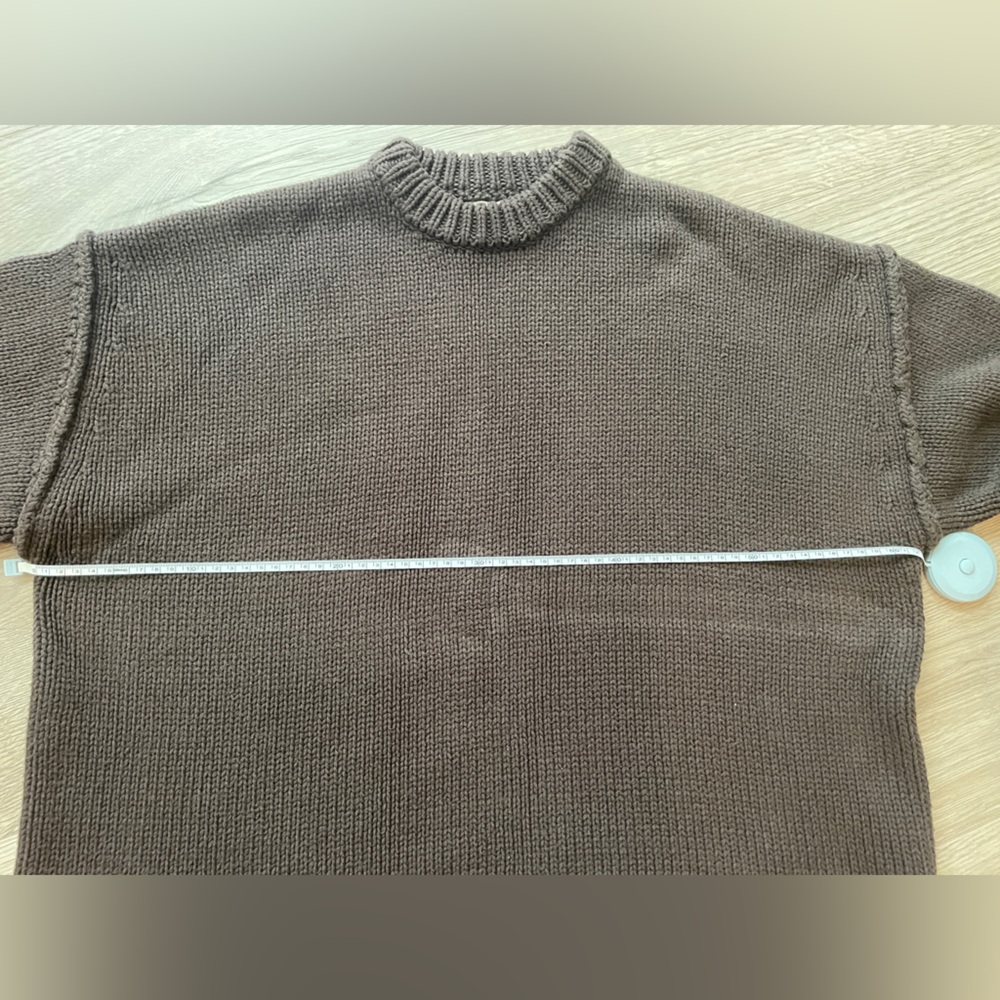 Dissh Roy Choc Oversized Longline Knit Jumper - Picture 9 of 12